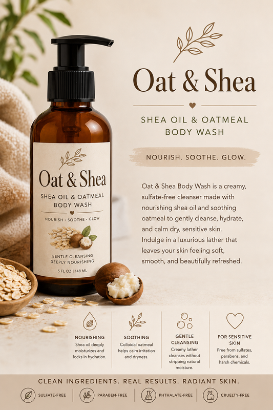 OATS & SHEA BODY WASH