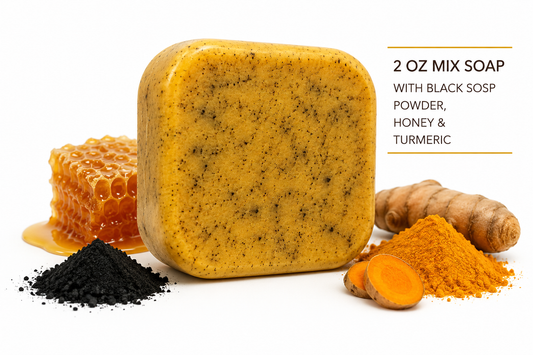 RAW HONEY & BLACK SOAP FACIAL BARS