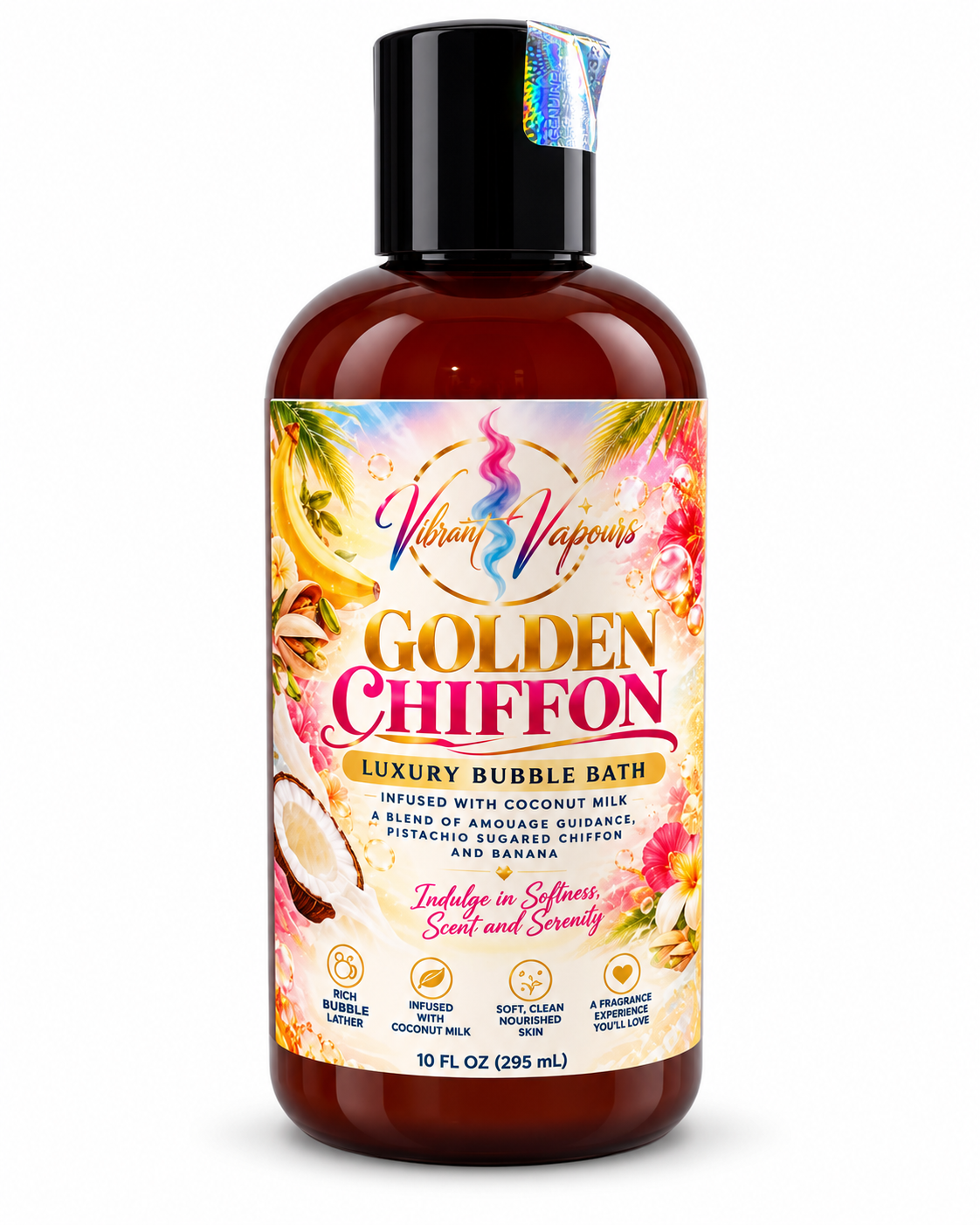 GOLDEN CHIFFON BUBBLE BATH